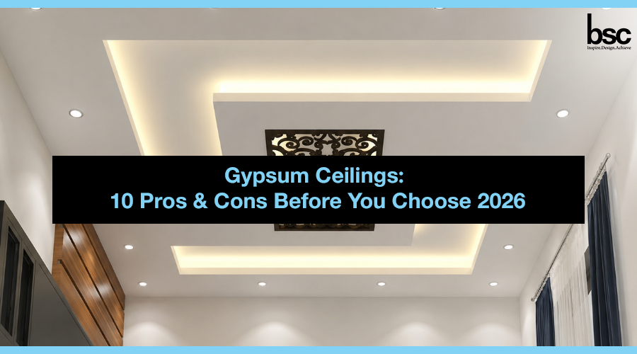 Gypsum Ceilings: 10 Pros & Cons Before You Choose 2026